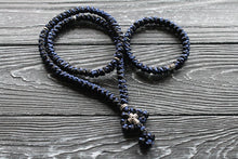Load image into Gallery viewer, Christian set:  Prayer rope 100 knots + bracelet 33 knots,