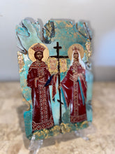 Load image into Gallery viewer, Saint Constantino &amp; Eleni religious icon