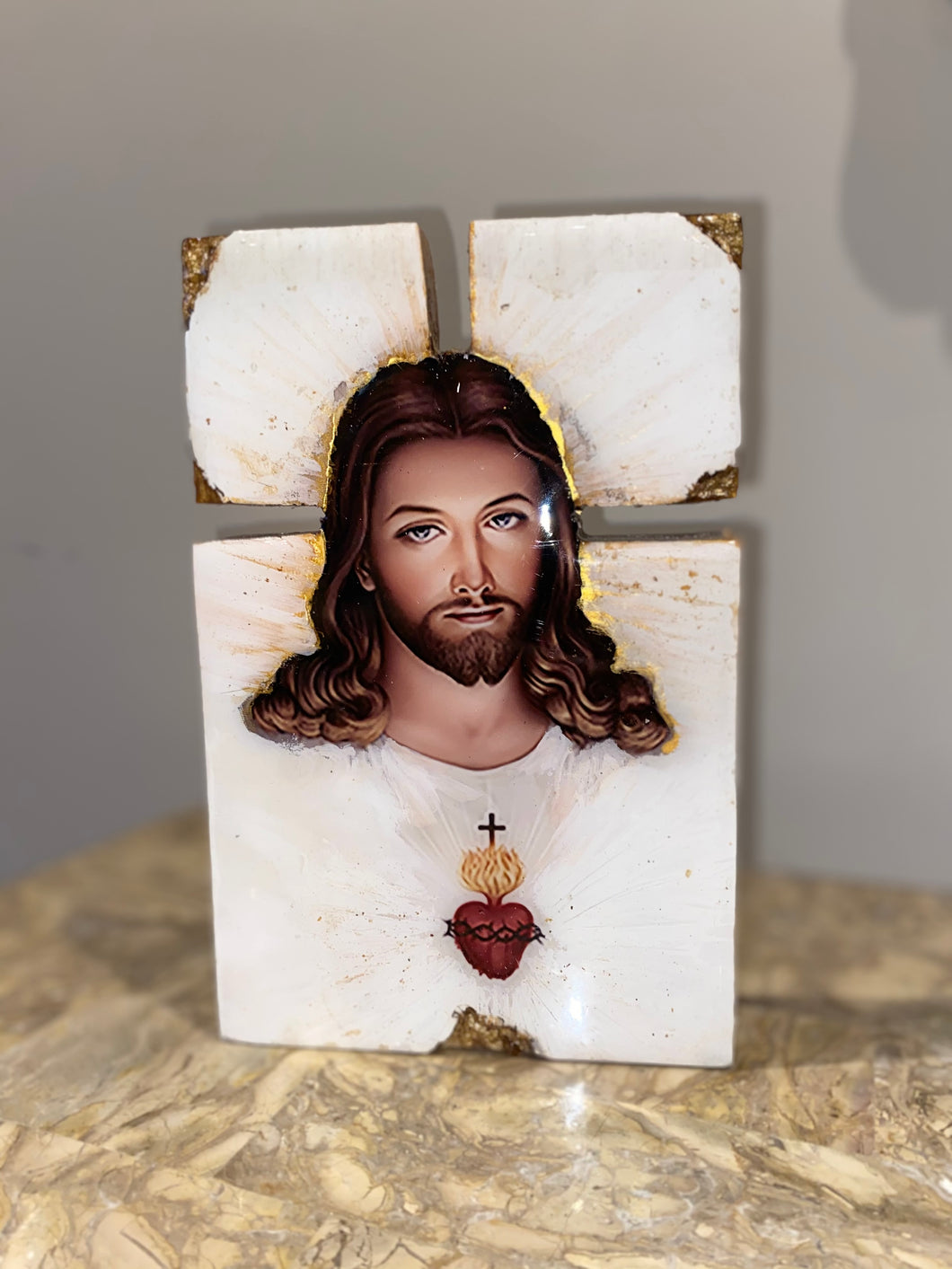 Freestanding Jesus Christ religious icon