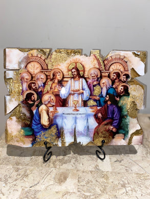 The last supper religious icon - Size Medium