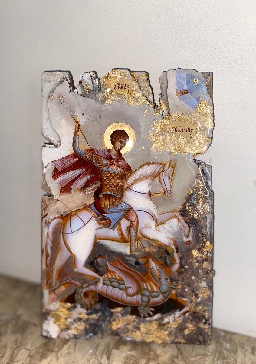 Saint George religious icon – scraggcoco