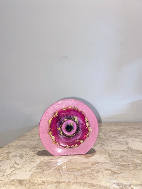 Pink Mati evil eye