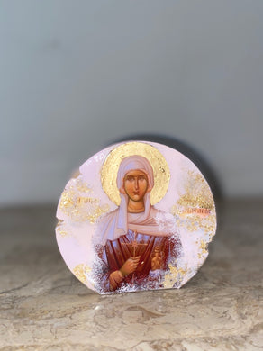 Saint Anastasia mini religious icon