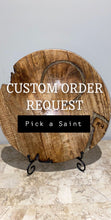 Load image into Gallery viewer, CUSTOM REQUEST ORDER icon wooden SIZE ROUND LARGE 40CM DIAMETER