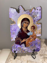 Load image into Gallery viewer, Mother Mary with baby Jesus religious icon