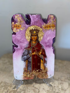 Saint Alexandra Religious Icon -ORIGINAL