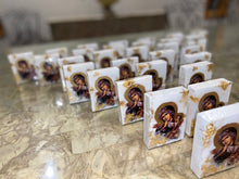 Load image into Gallery viewer, Mother Mary Bombonieri/ favor Free standing Icon - 30 or more ($11.50 - $12.99 each)