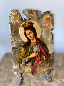 Saint Katherine (Agia Katerina) religious icon