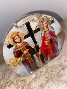 Saint Constantino & Saint Eleni  mini religious