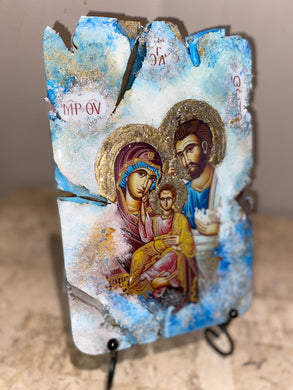 The holy family religious icon