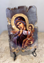 Load image into Gallery viewer, Mother Mary with baby Jesus religious icon