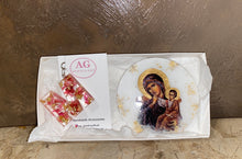 Load image into Gallery viewer, Gift Set - Mother Mary Icon &amp;  M Keyring