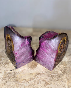 Freestanding Pair - Agate Stone Blocks - religious icons