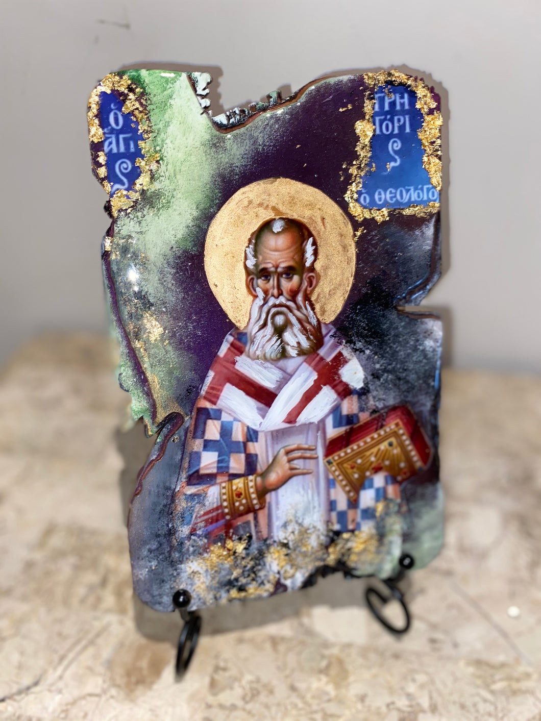 Saint Gregory religious icon - Original