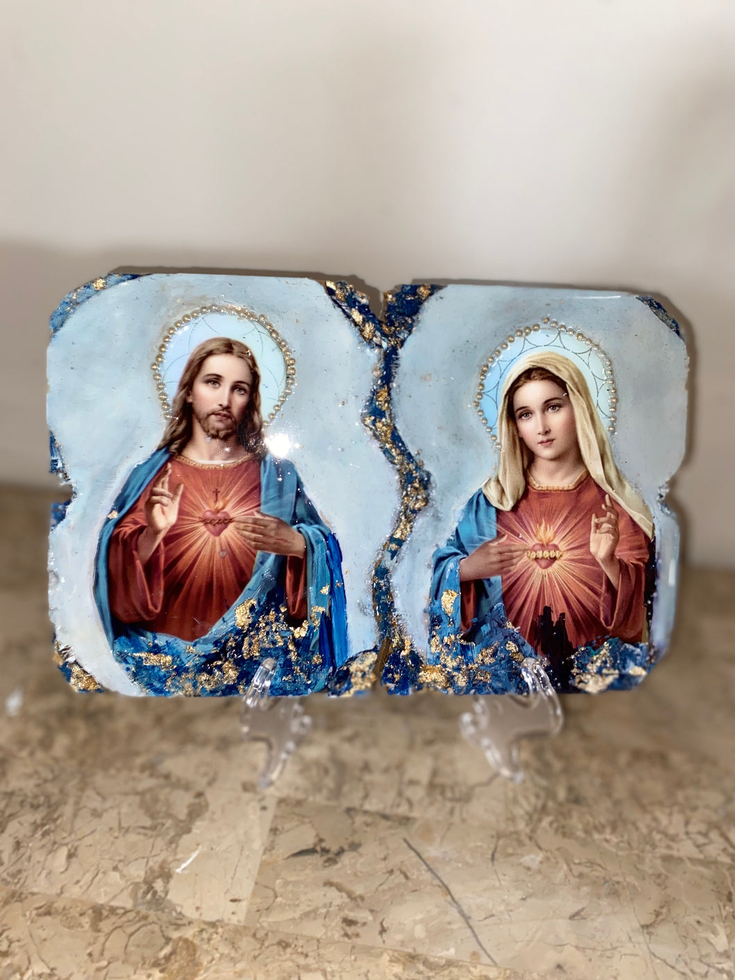 Virgin Mary & Jesus Christ religious icon