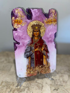 Saint Alexandra Religious Icon -ORIGINAL