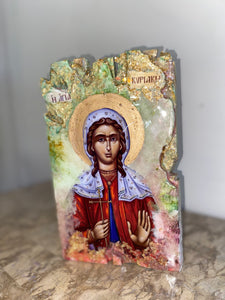 Saint Kyriaki Religious Icon -