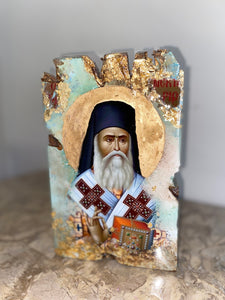 Saint Nektarios Religious icon