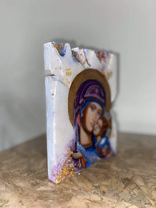 Mother Mary & baby Jesus religious icon