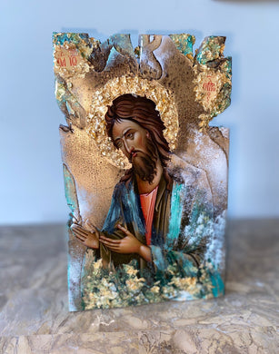 Saint John the Baptist religious icon