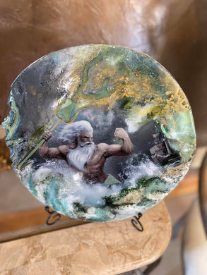 Poseidon Greek God of the Sea -   Custom Piece