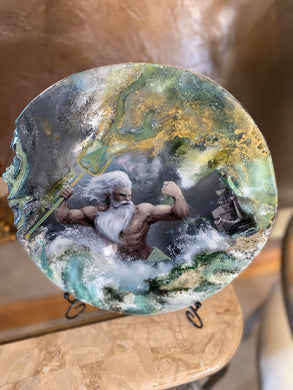 Poseidon Greek God of the Sea -   Only 1 off piece