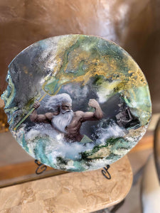 Poseidon Greek God of the Sea -   Custom Piece