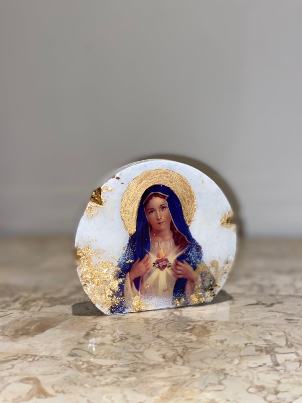Mother Mary mini religious icon