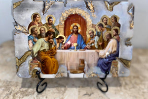 The last supper religious icon