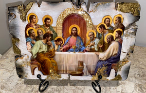 The last supper religious icon