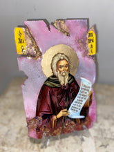 Load image into Gallery viewer, Saint Andreas religious icon - 1 off piece - wooden