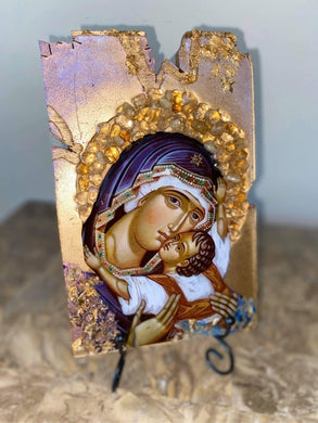 Mother Mary & baby Jesus (Panagia) religious icon