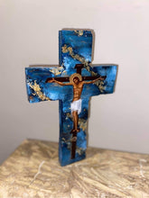 Load image into Gallery viewer, Freestanding Cross with Icon