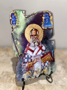 Saint Gregory religious icon - Original