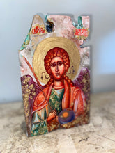 Load image into Gallery viewer, Freestanding Archangel Gabriel religious icon -