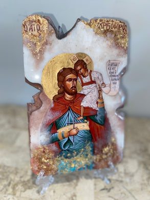 Saint Christopher Religious Icon