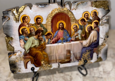 The last supper religious icon