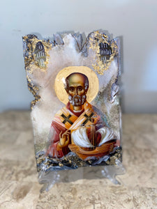 Saint Nicholas religious Icon -