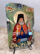 Load image into Gallery viewer, Saint Lucas religious icon - 1 off piece - wooden
