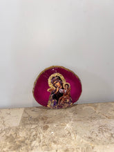 Load image into Gallery viewer, Natural agate stone Mother Mary religious icon