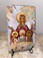 Load image into Gallery viewer, Saint Sophia and her three daughters religious icon