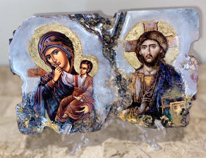 CUSTOM REQUEST ORDER  -PICK ANY 2 SAINTS Multiple saint icon wooden SMALL SIZE