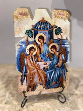 Load image into Gallery viewer, The holy trinity - the hospitality of Abraham religious icon - r