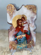 Load image into Gallery viewer, Saint Christopher Religious Icon - one of a kind -ORIGINAL