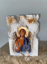 Load image into Gallery viewer, Arch Angel Michael religious handmade icon art