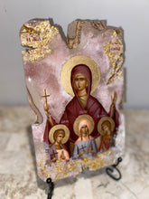 Load image into Gallery viewer, Saint Sophia and her three daughters religious icon