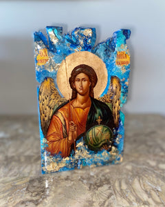 Archangel Michael Religious icon - Original