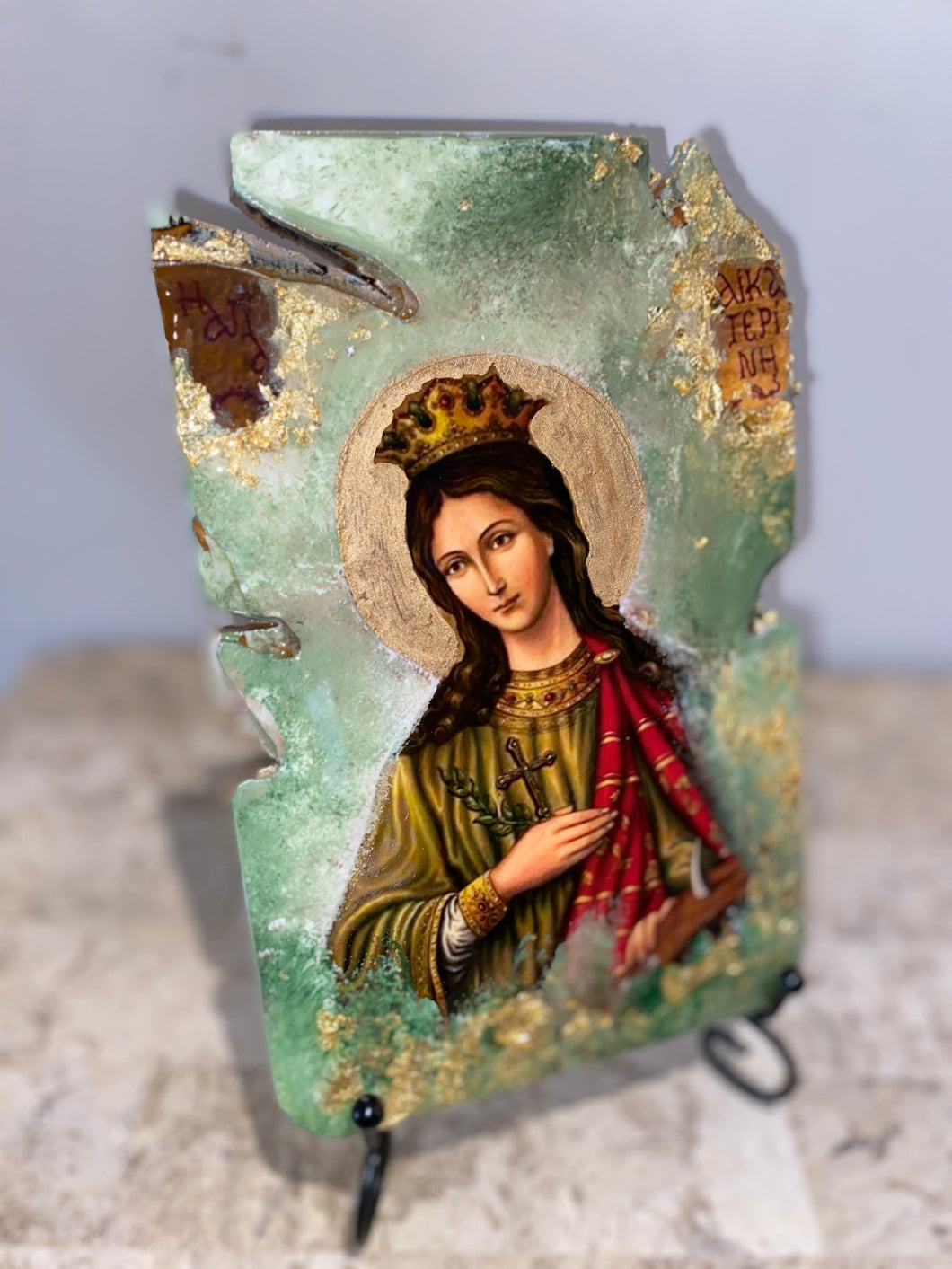 Saint Katherine (Agia Katerina) religious icon