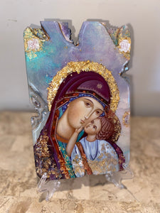 Mary with baby Jesus -Panagia religious icon