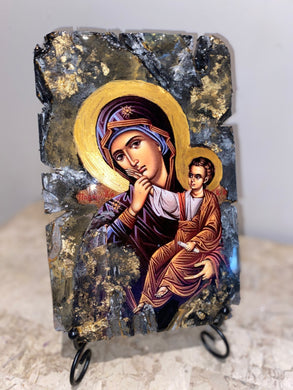 Mother Mary & baby Jesus religious icon